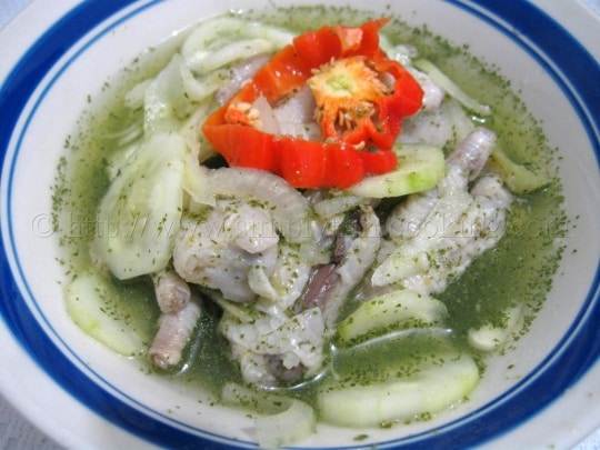 chicken foot souse