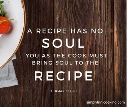 A recipe has no Soul