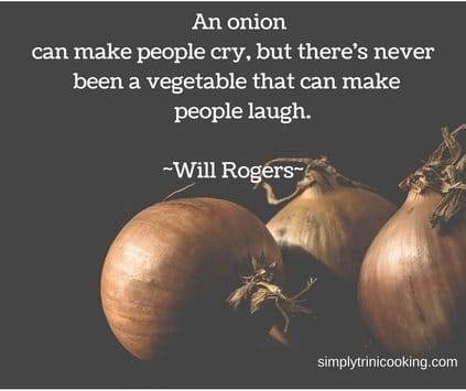 An onion can make people cry