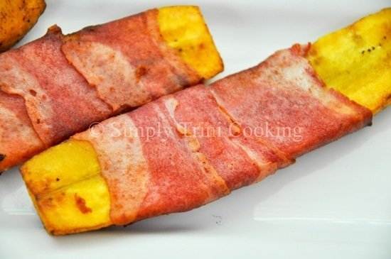 Bacon Wrapped Plantains