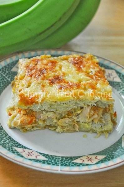 Green Fig and Saltfish Pie