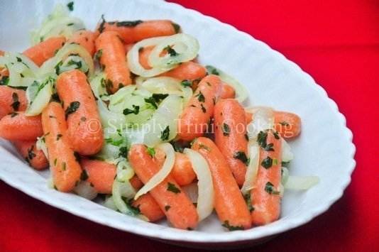 buttered baby carrots