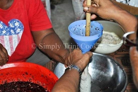 Making Trinidad Black Pudding (9)