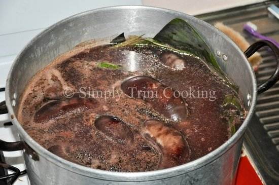 Making Trinidad Black Pudding (4)