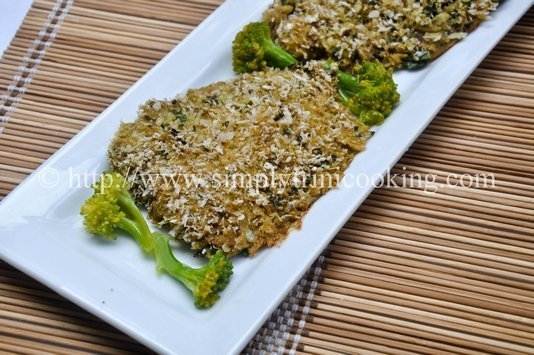 herb crusted fish