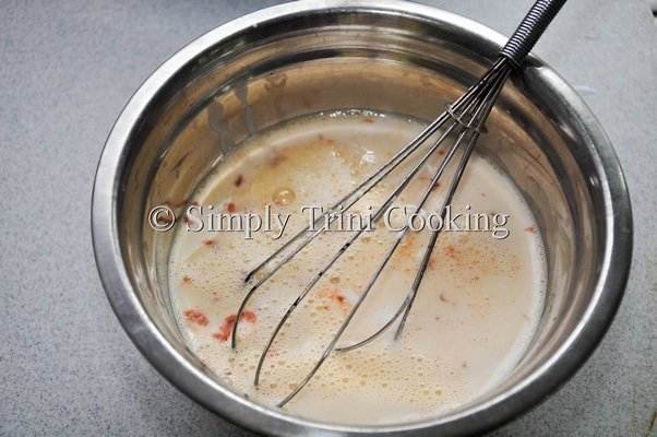 bread and butter coconut pudding