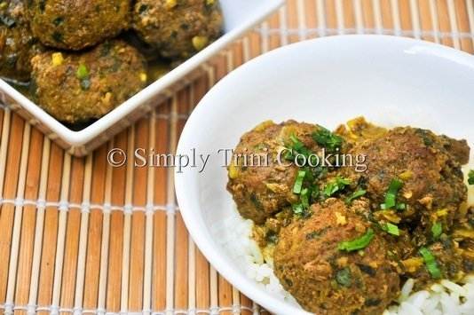 curried meatballs