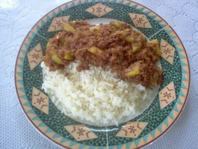 curry corned beef and rice