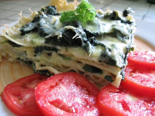 spinach lasagna