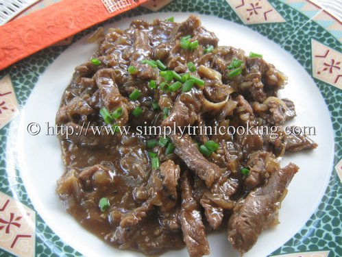 Beef in Hoisin Sauce