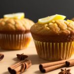 apple lemon with cinnamon muffin