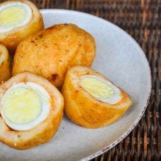 Cassava Scotch Eggs