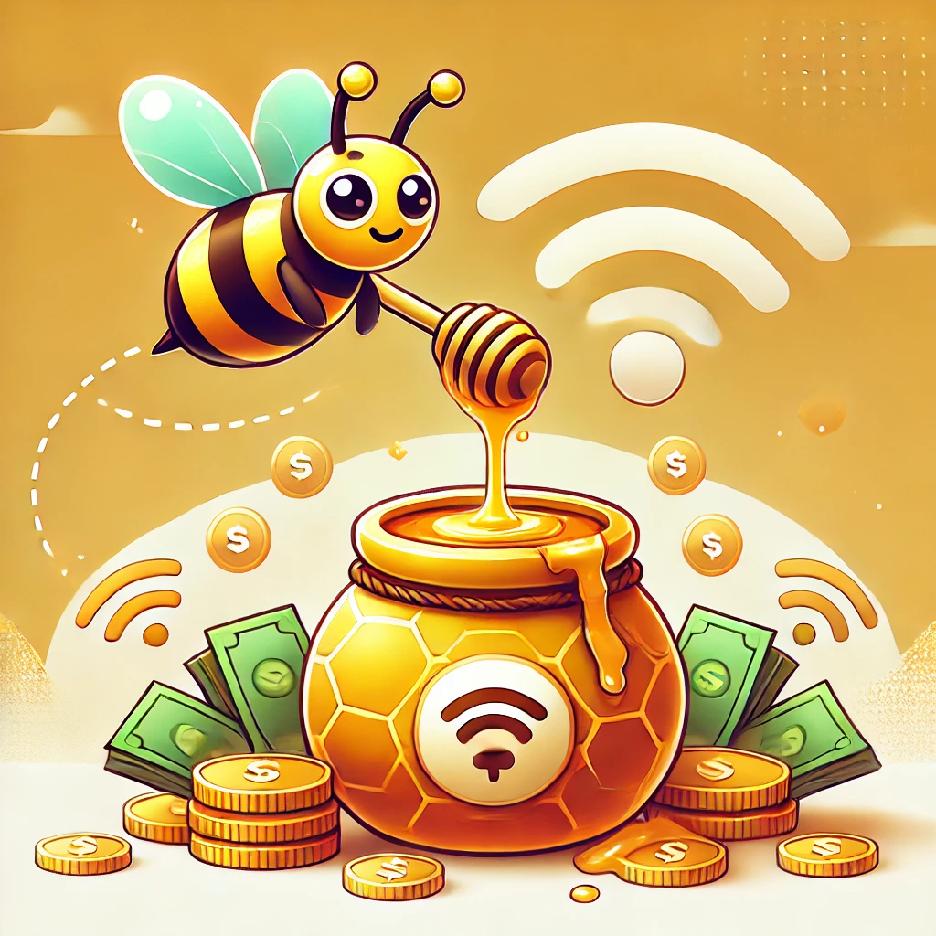 Honeygain: Earn money while you sleep, eat and breathe!