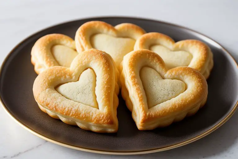 puff pastry Valentines Cookies