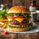 classic american burger